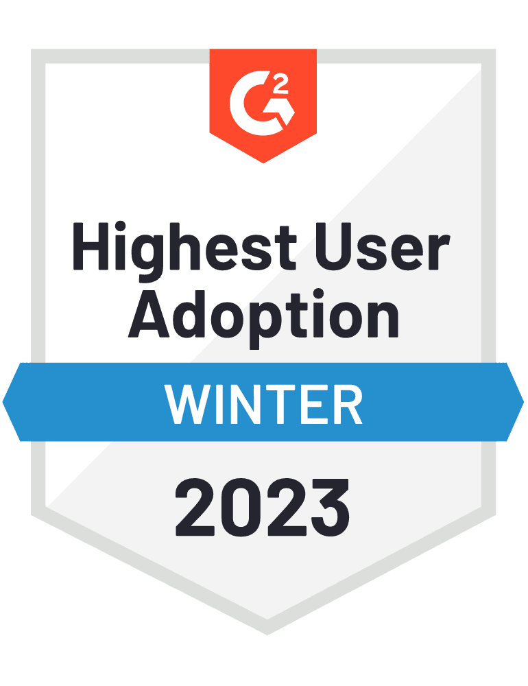 High User Adoption Winter 2023 Badge