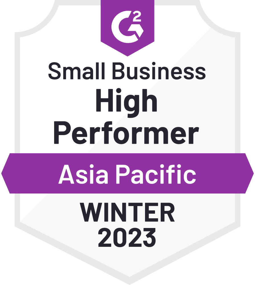 Small Business High Performer Asia Pacific Winter 2023 Badge