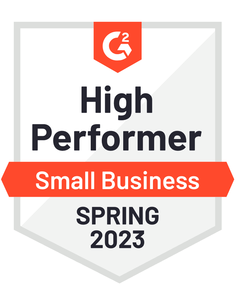 High Performer Small Business Spring 2023 Badge