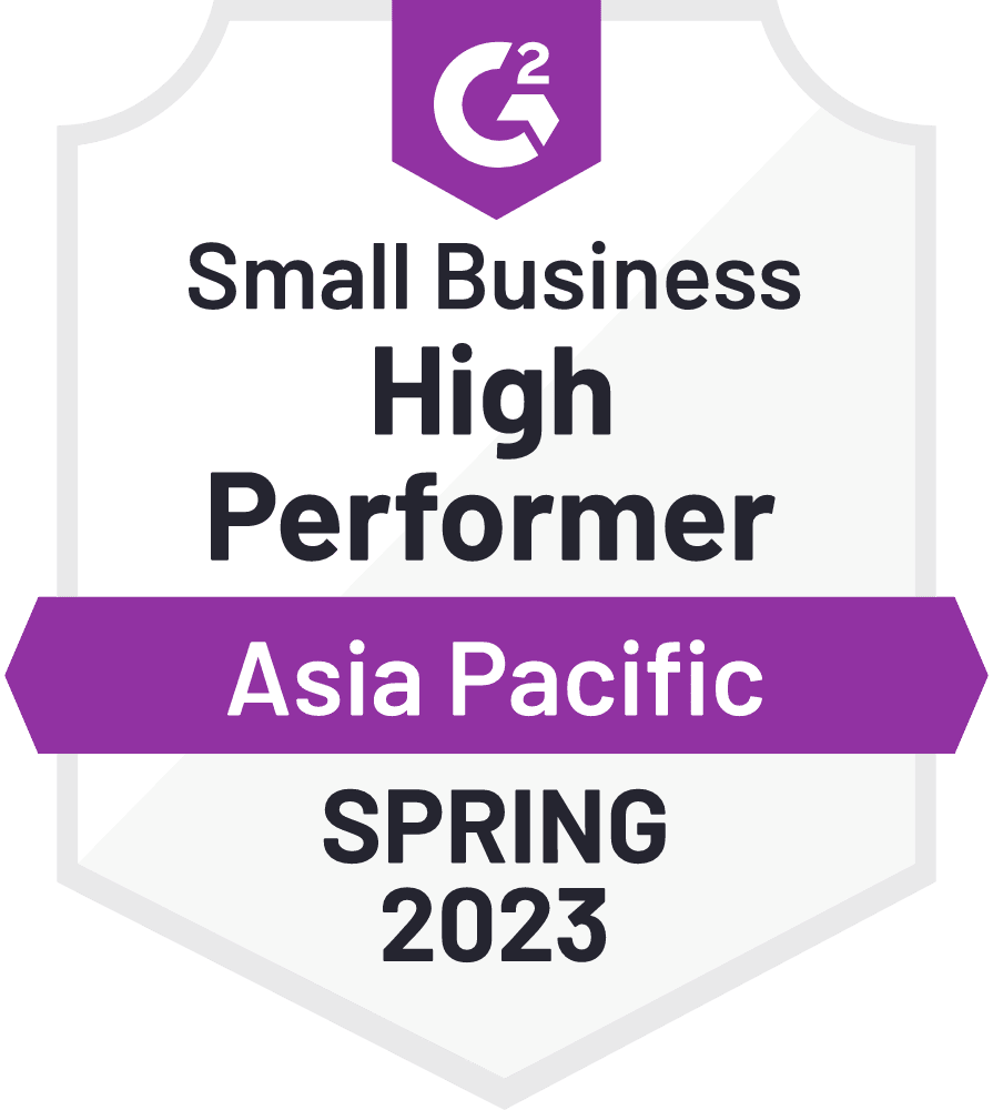 Small Business High Performer Asia Pacific Spring 2023 Badge