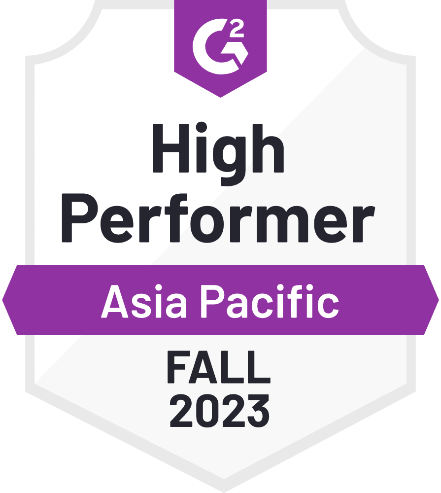 High Performer Asia Pacific Fall 2023 Badge