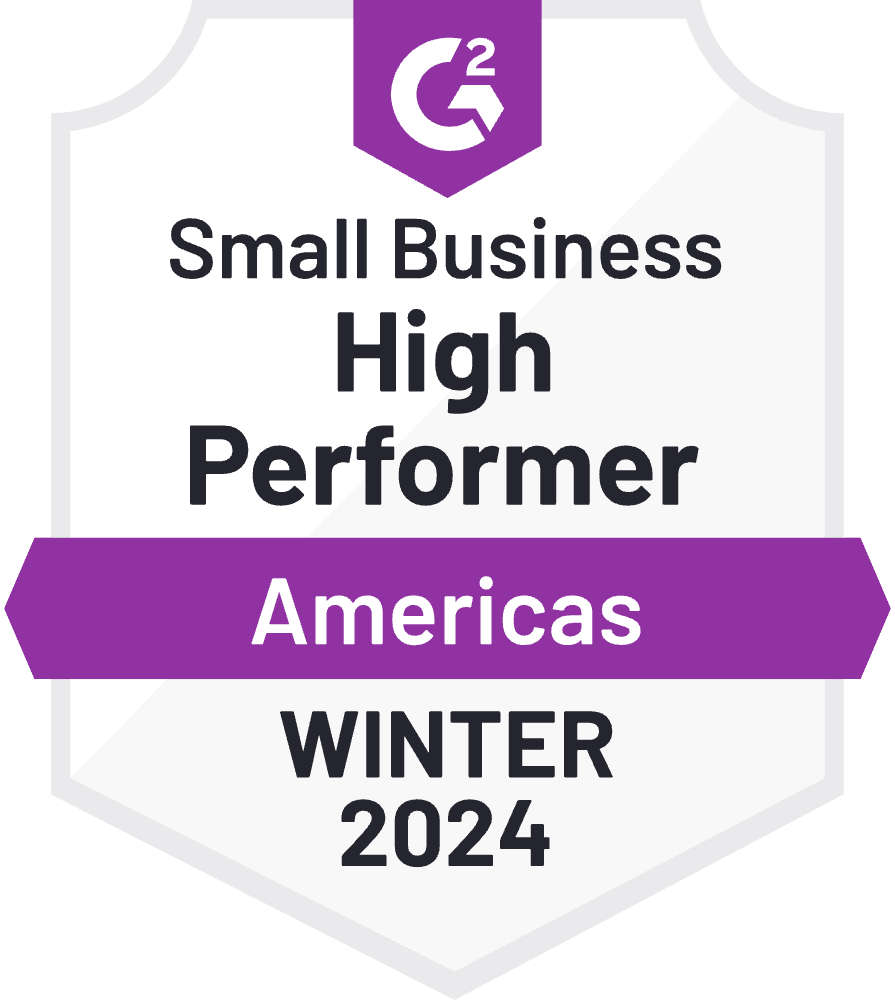 High Performer Small Business Fall 2024 Badge